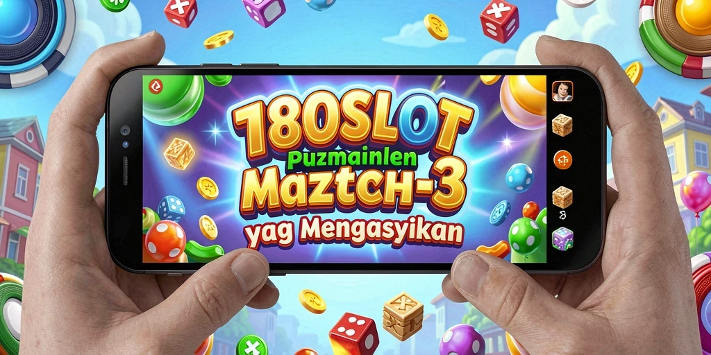 Tampilan gameplay seru di 180SLOT yang menantang untuk pemain Match-3.