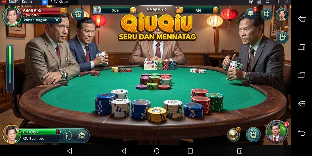 Tampilan gameplay QiuQiu yang seru di 666FF.