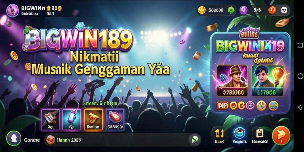 Tampilan gameplay BIGWIN189 yang interaktif dan penuh warna.