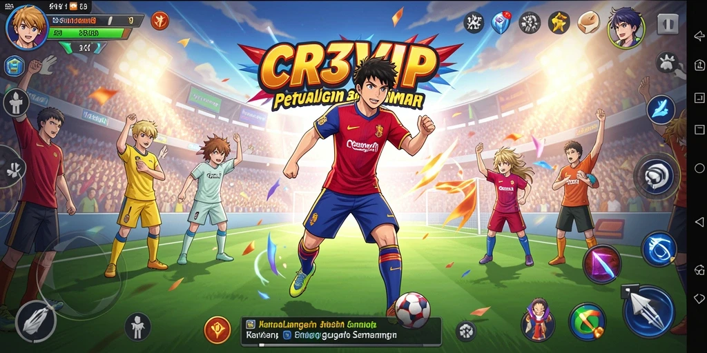 Tangkapan layar utama CR7VIP menampilkan petualangan seru dalam dunia anime yang menarik.