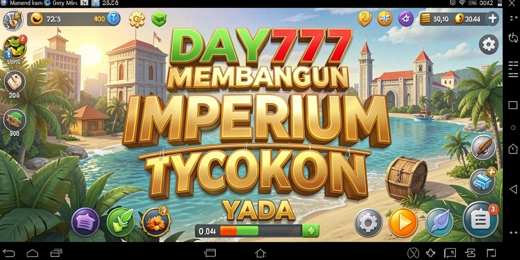 Tampilan gameplay menarik dari DAY777 yang menunjukkan proses pengelolaan bisnis.