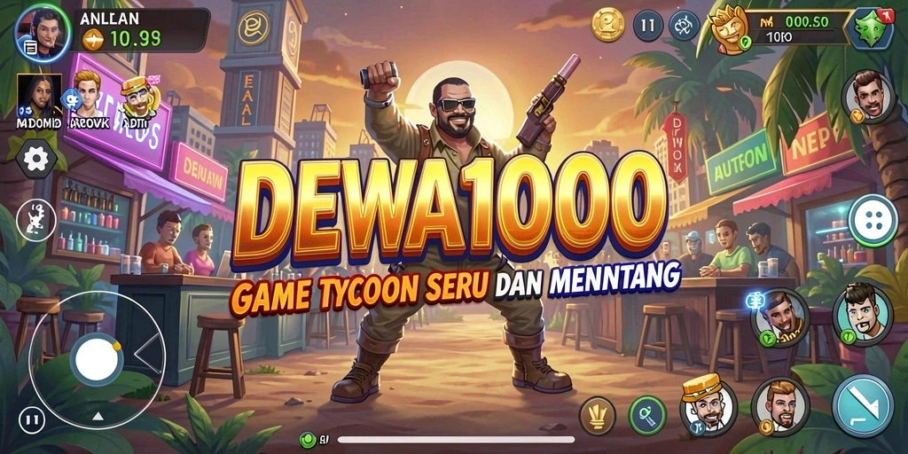 Screenshot DEWA1000 menampilkan gameplay menarik dan strategis.