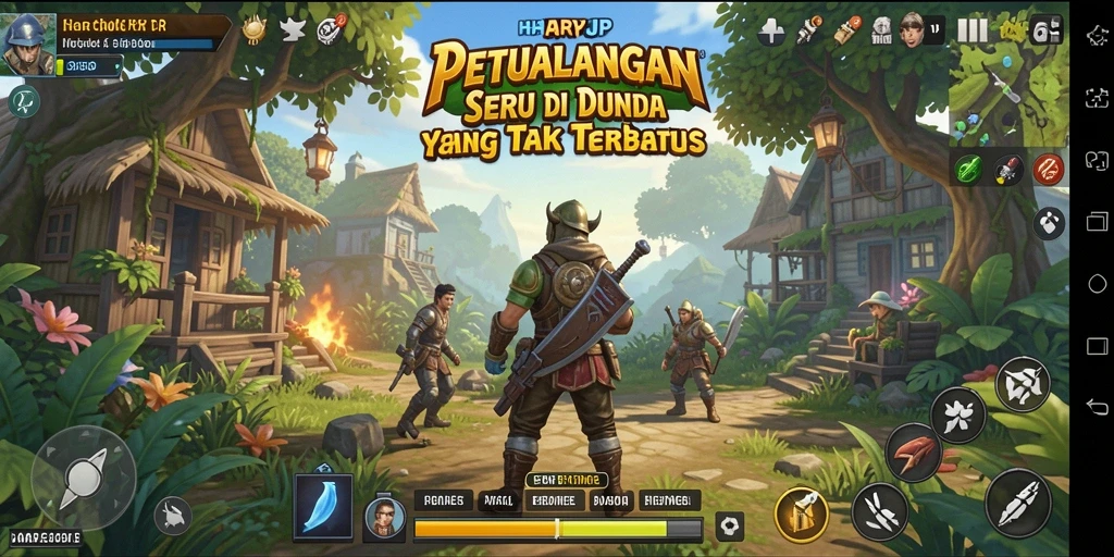 Tangkapan layar menampilkan gameplay HARAPJP yang mendebarkan.