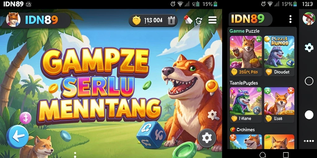 Gameplay seru IDN89 dengan berbagai puzzle menantang.