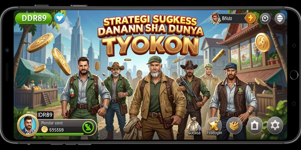 Screenshot gameplay IDR89 menampilkan strategi inovatif dalam bisnis Tycoon.