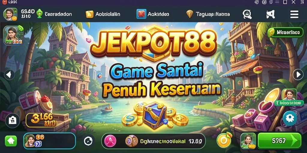 Screenshot gameplay JEKPOT88 yang menunjukkan aksi seru dan menyenangkan.