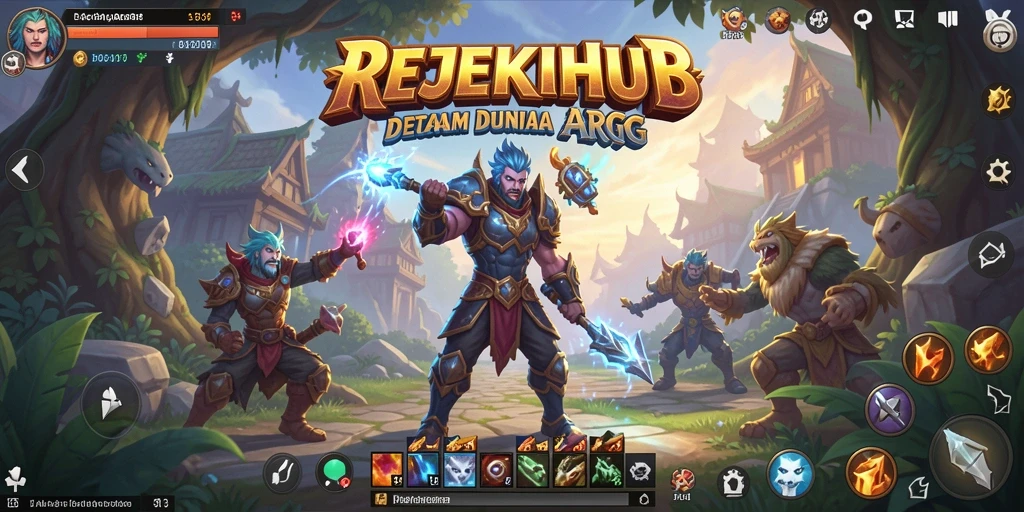 Gameplay seru dalam REJEKIHUB mengajak pemain berpetualang.