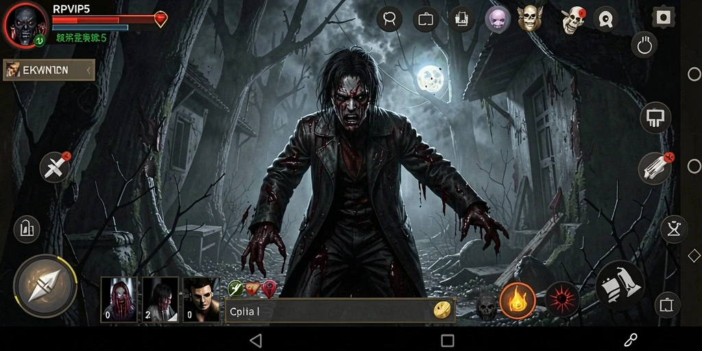 Tampilan menakutkan dalam gameplay RPVIP5 yang penuh dengan ketegangan.