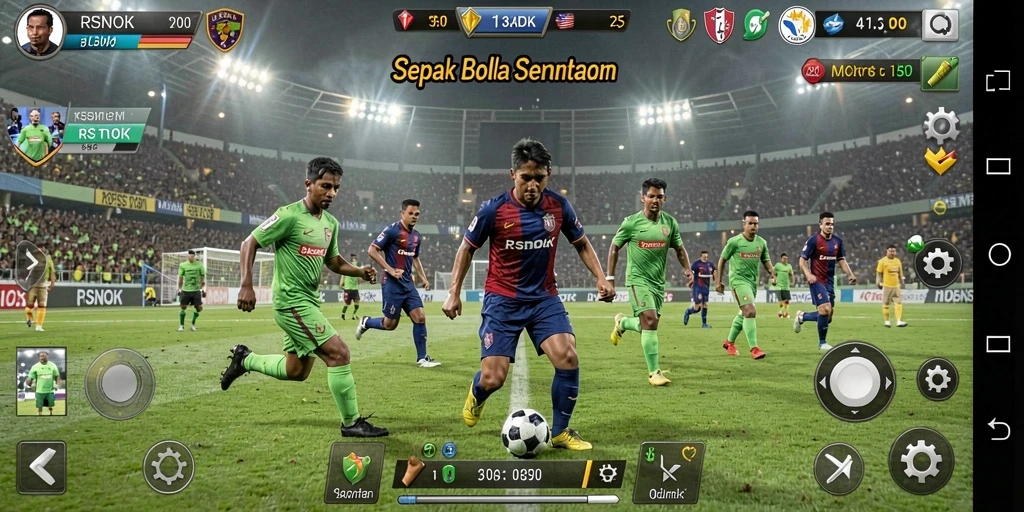 Gameplay dinamis dan grafis halus dalam RSNOK.