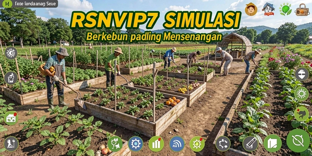 Tampilan gameplay <strong>RSNVIP7</strong> yang memukau dengan aktivitas pertanian.