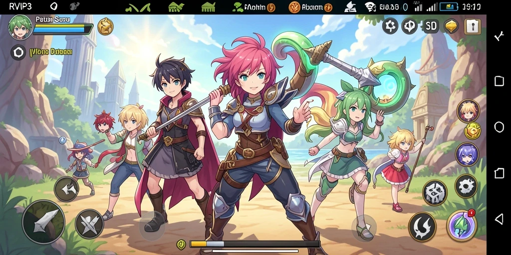 Tampilan menakjubkan dalam gameplay RVIP3 yang penuh aksi.