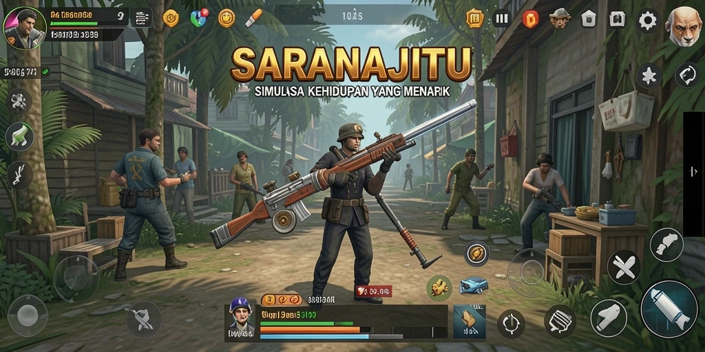 Gameplay simulasi yang memukau dan interaktif.