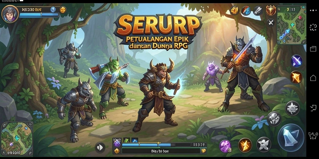 Tampilan gameplay SERURP yang menarik dan penuh aksi.