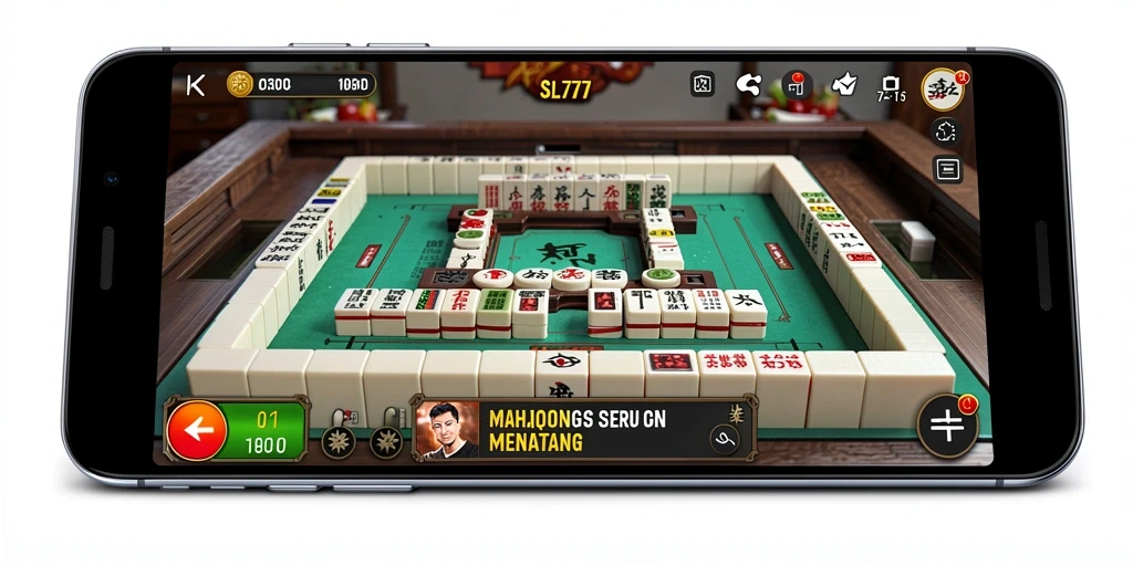 Tampilan gameplay SL777 menampilkan suasana permainan Mahjong yang mengasyikkan.