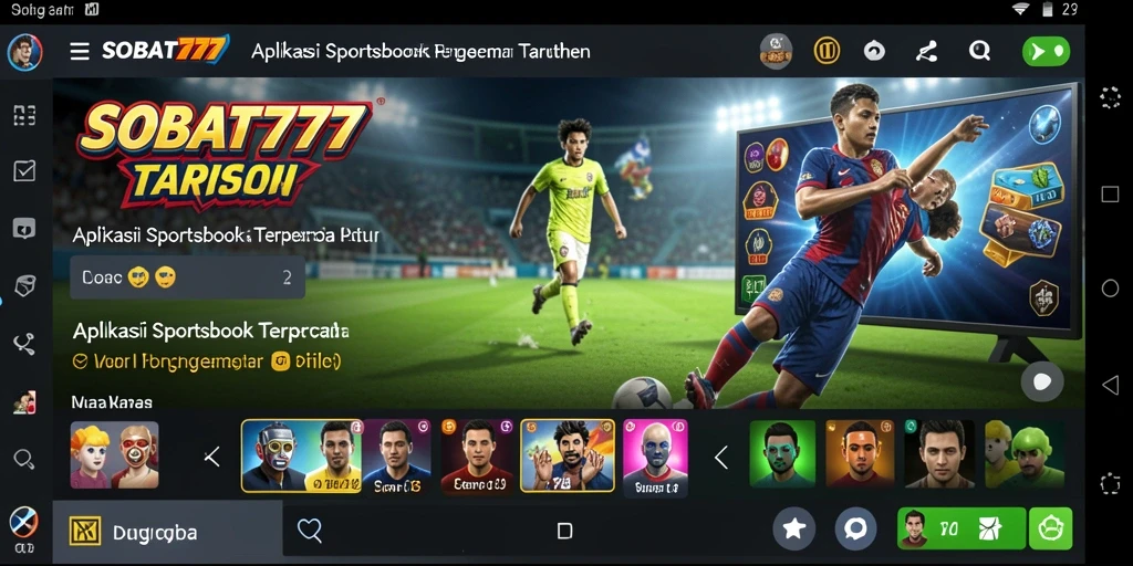 Tampilan gameplay SOBAT777 yang menarik dan interaktif untuk taruhan olahraga.