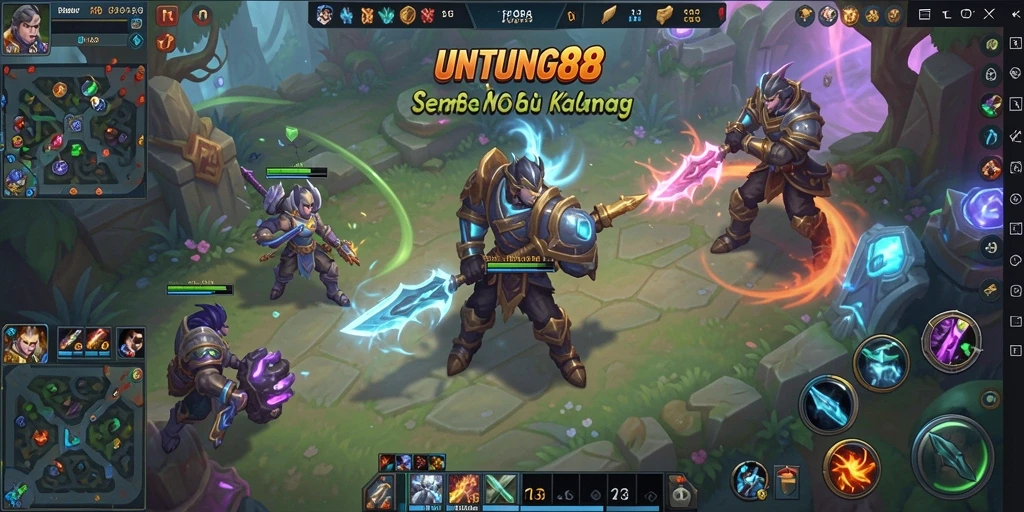 Tampilan gameplay seru dan menegangkan di UNTUNG88.