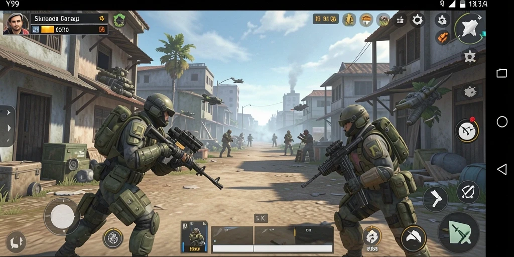 Screenshot gameplay Y89 yang menampilkan strategi taktis yang menarik.